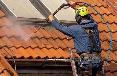 Démoussage et hydrofuge de toiture à Gotein-Libarrenx